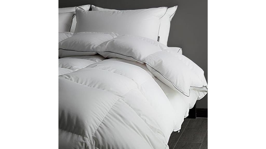 king size feather comforter