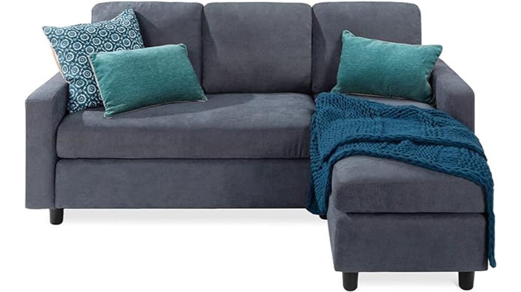 l shape upholstered sectional sofa