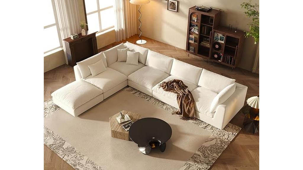 large modular sofa set