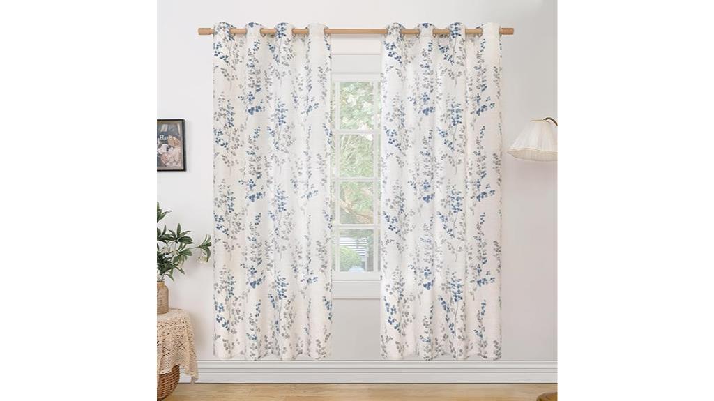 linen curtains for living room