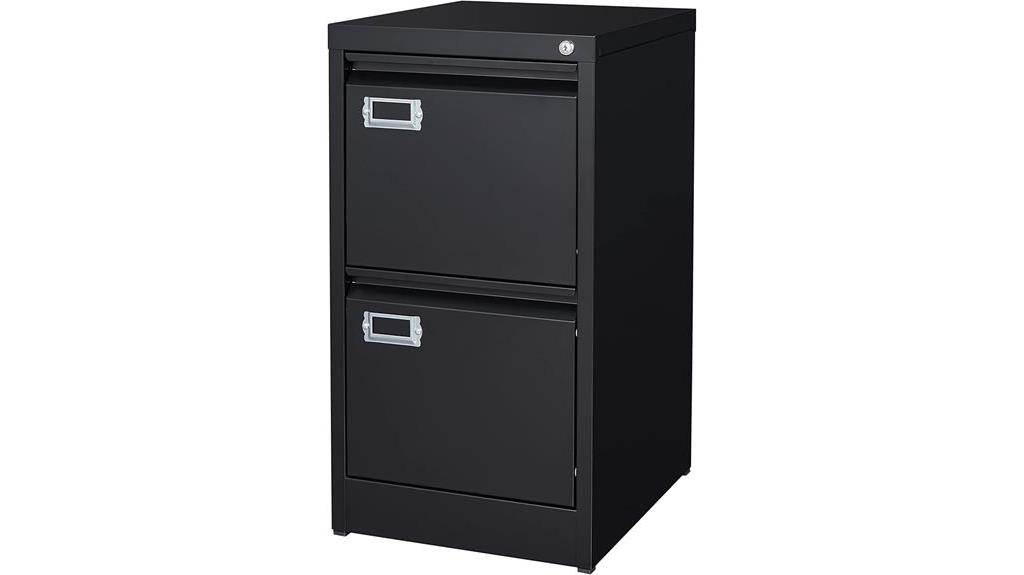 lockable 2 drawer file cabinet