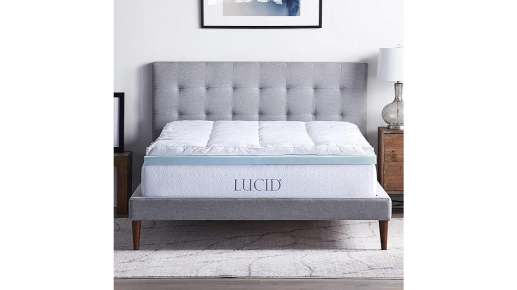 lucid queen mattress topper