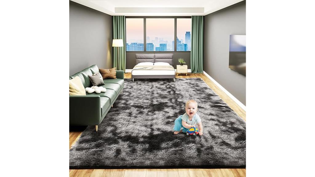 luxury fluffy shag rug