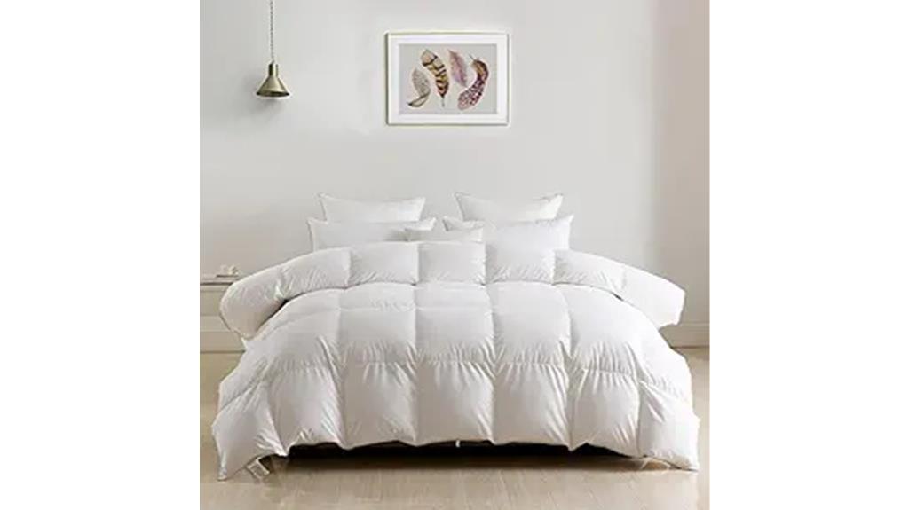 luxury king down comforter