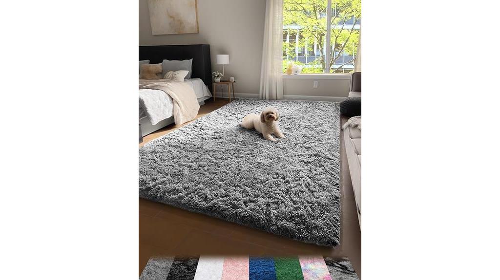 machine washable shaggy rug