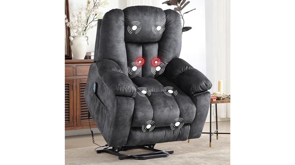 massage and heat recliner