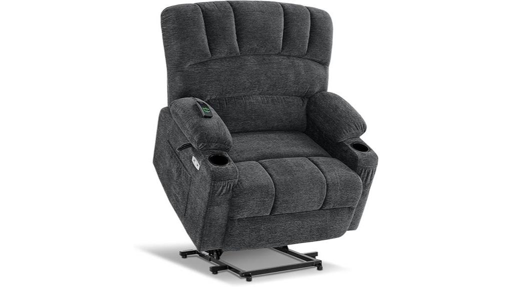 massage and heat recliner