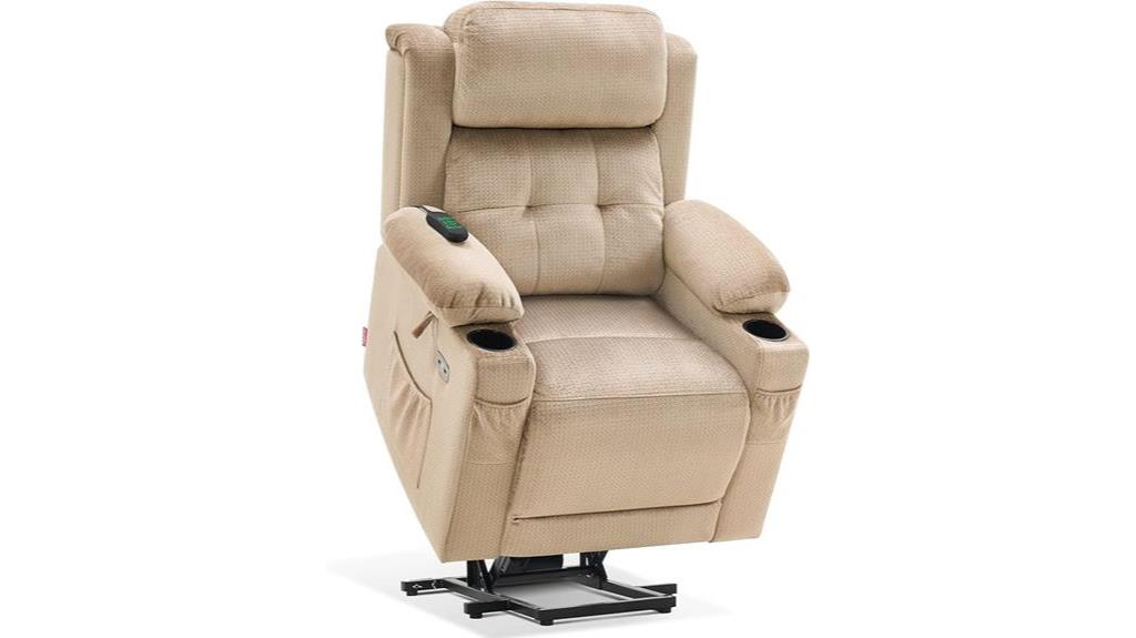 massage and heat recliner