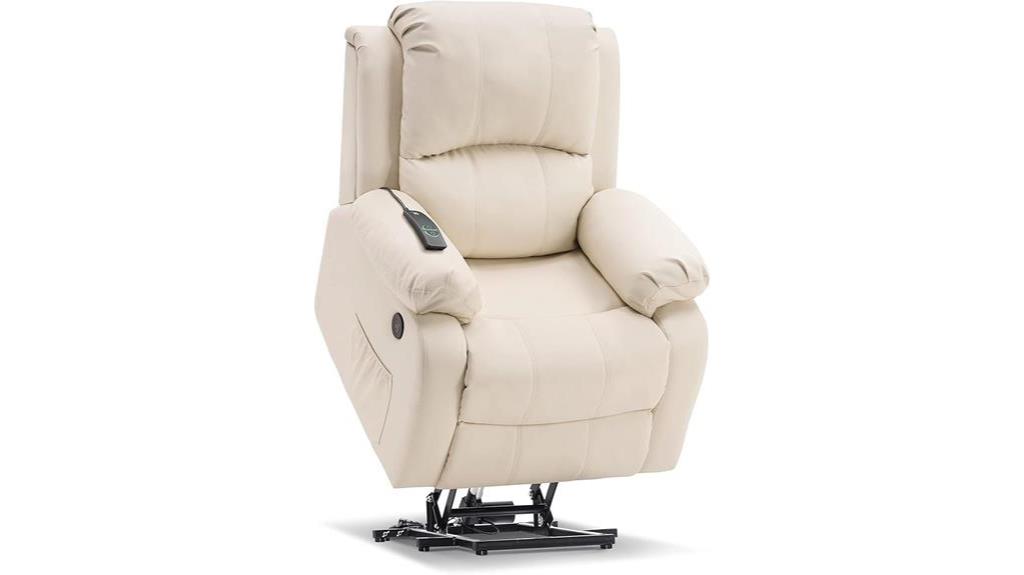 massage and heat recliner