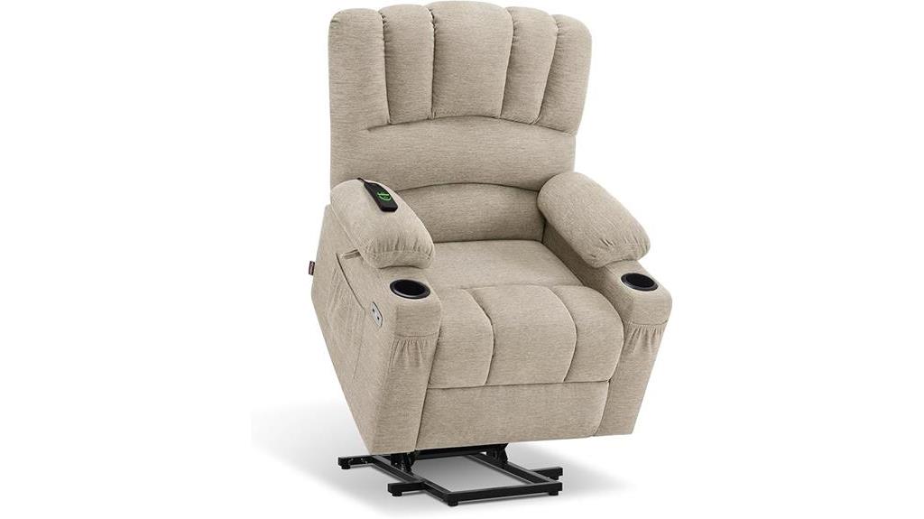 massage and heat recliner