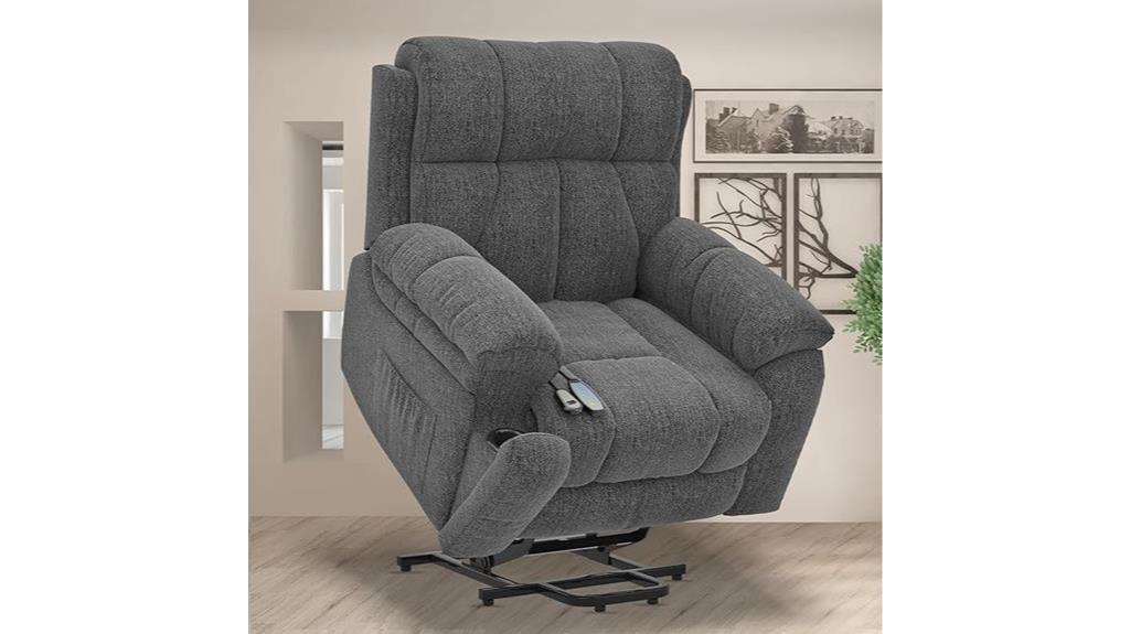 massage and heat recliner