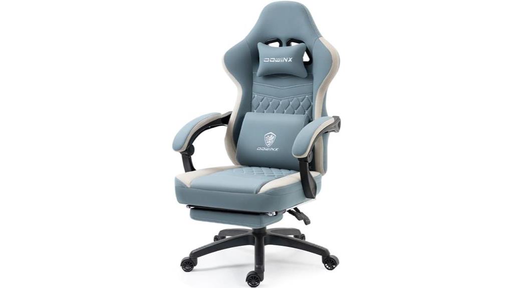 massage footrest gaming chair