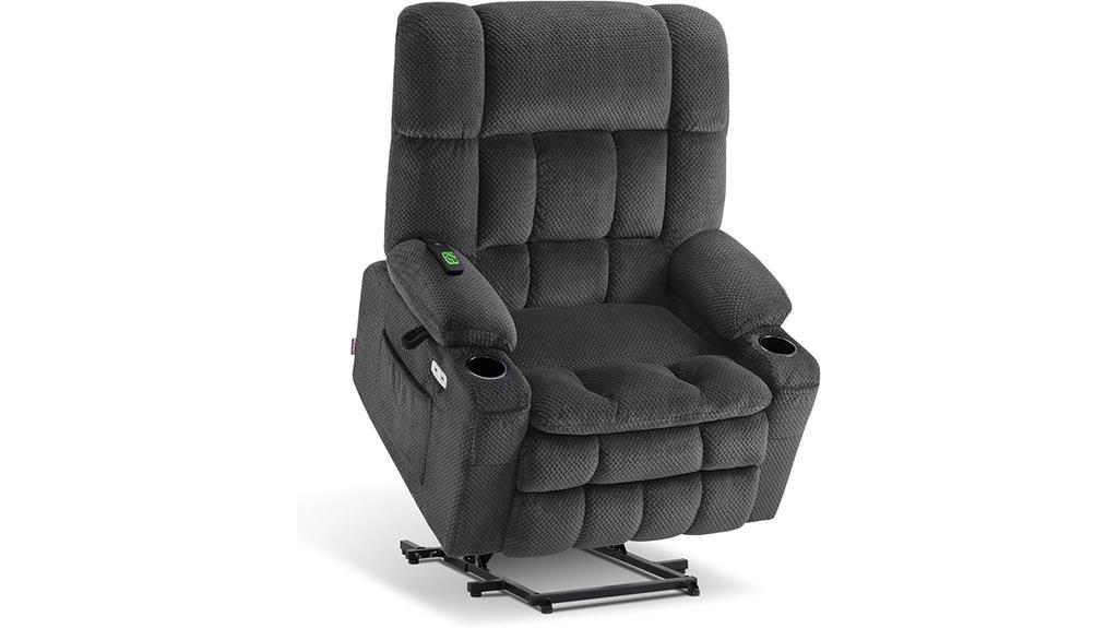 massage heat dual motor recliner