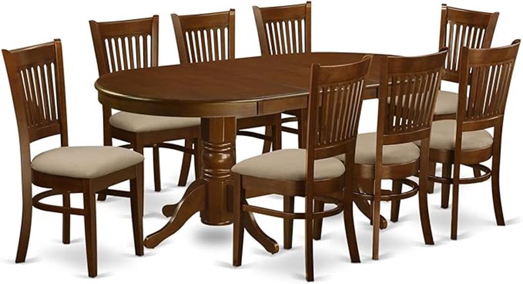 modern 9 piece dining set