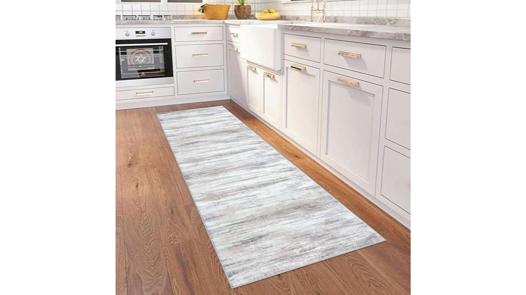 modern abstract kitchen rug