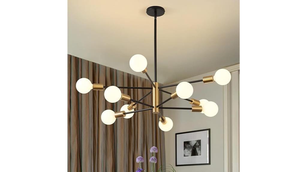 modern chandelier dining fixture