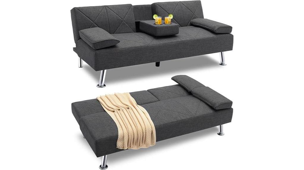 modern convertible futon sofa