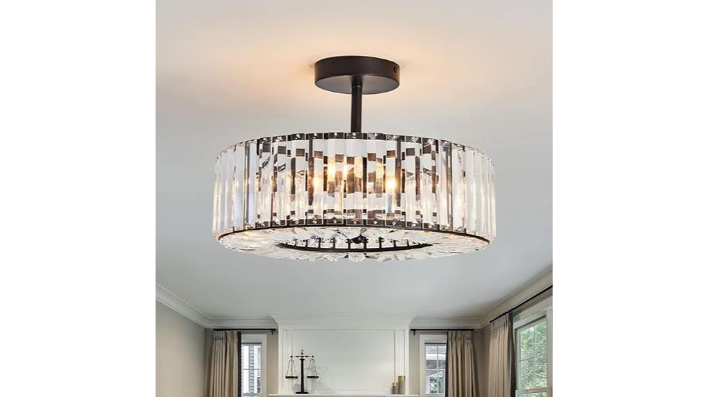 modern crystal chandelier fixture