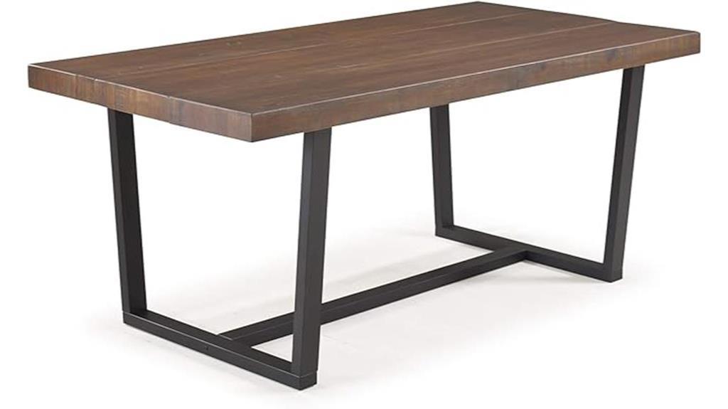 modern mahogany dining table