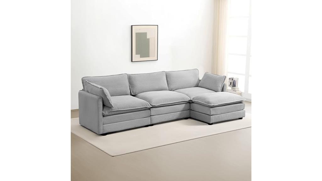 modular oversized sectional sofa