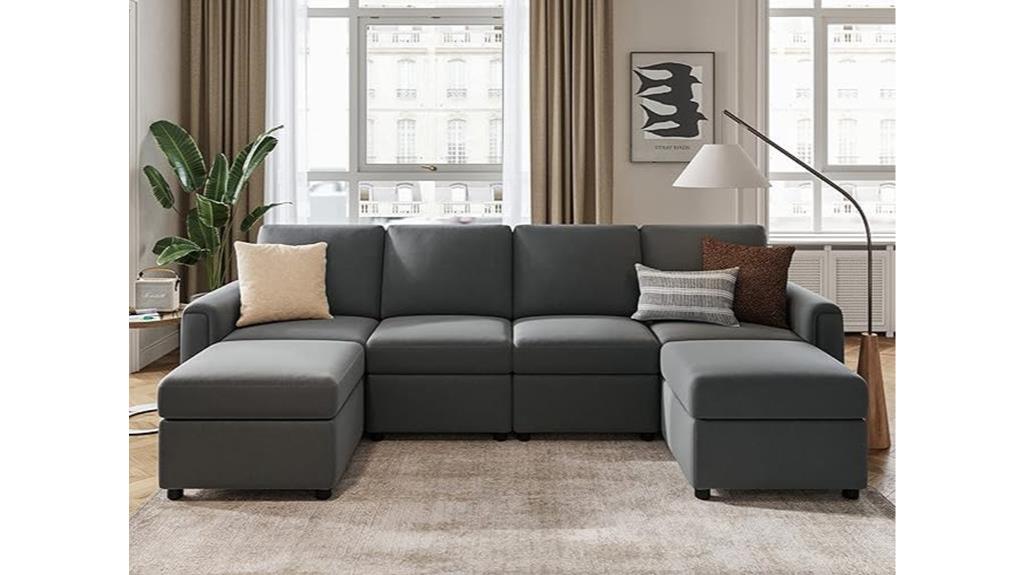 modular sofa with storage