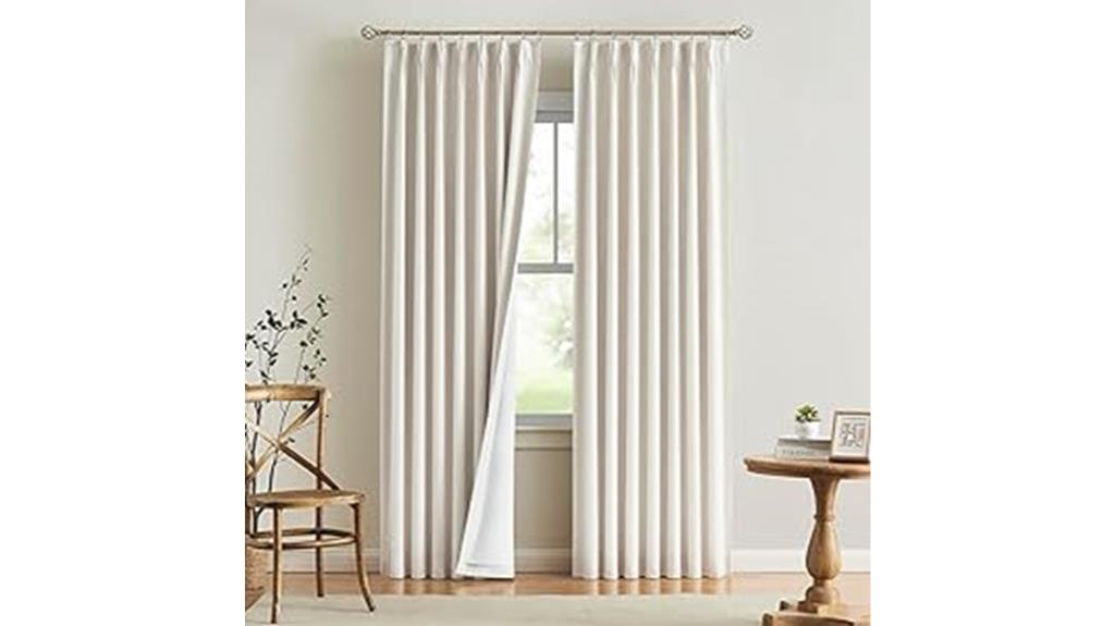 natural full blackout curtains