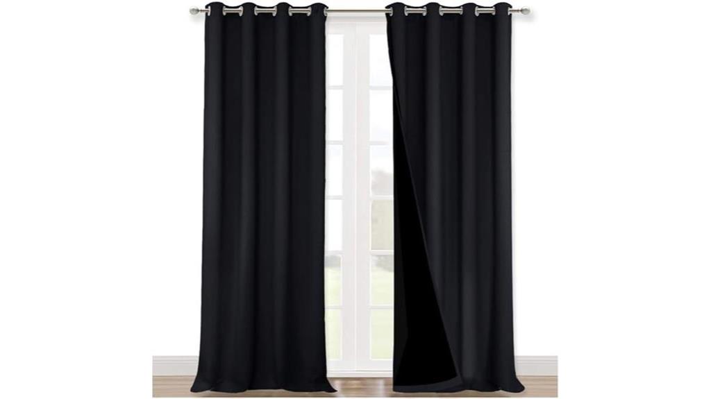 nicetown blackout curtains panels