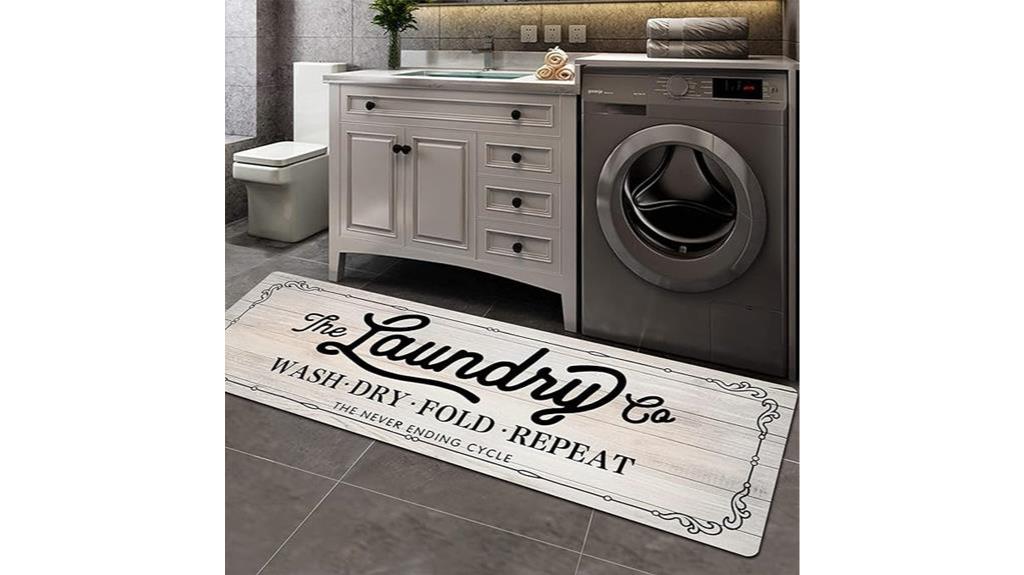 non slip laundry room rug