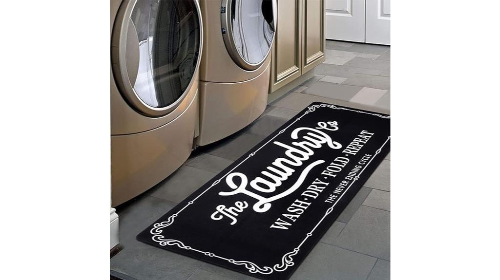 non slip laundry room runner