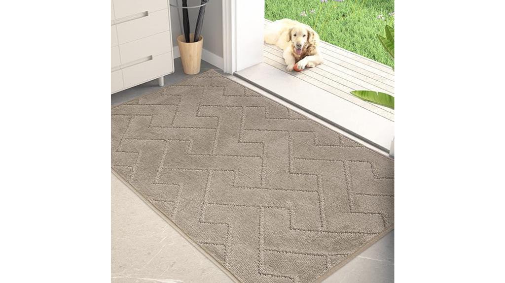 non slip washable door mat