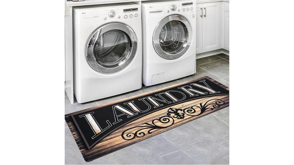 non slip waterproof laundry runner