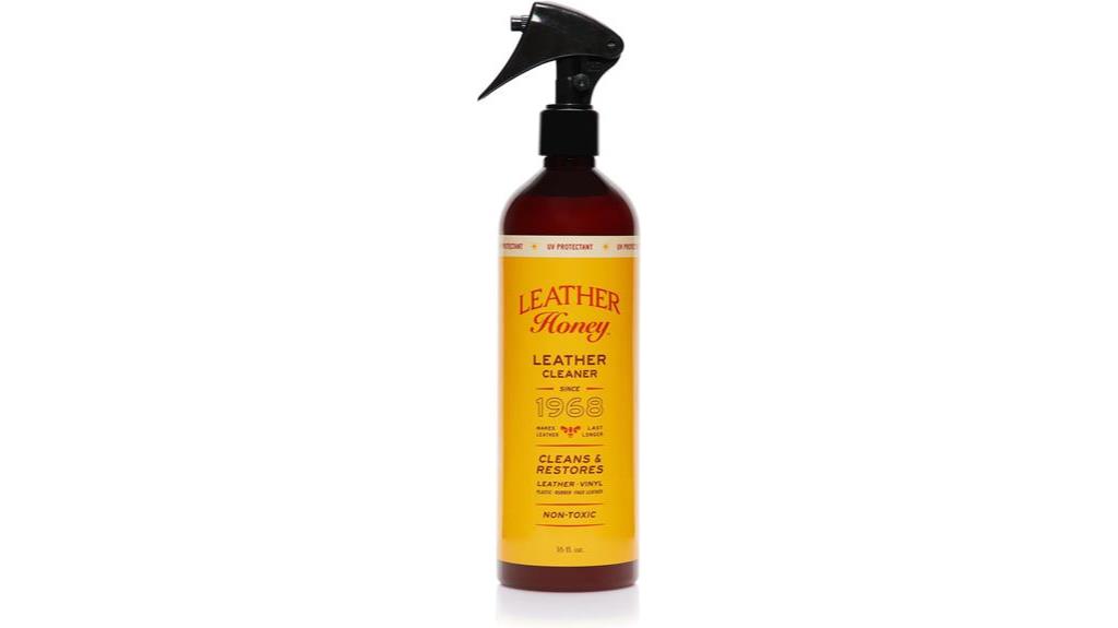 non toxic leather cleaner spray