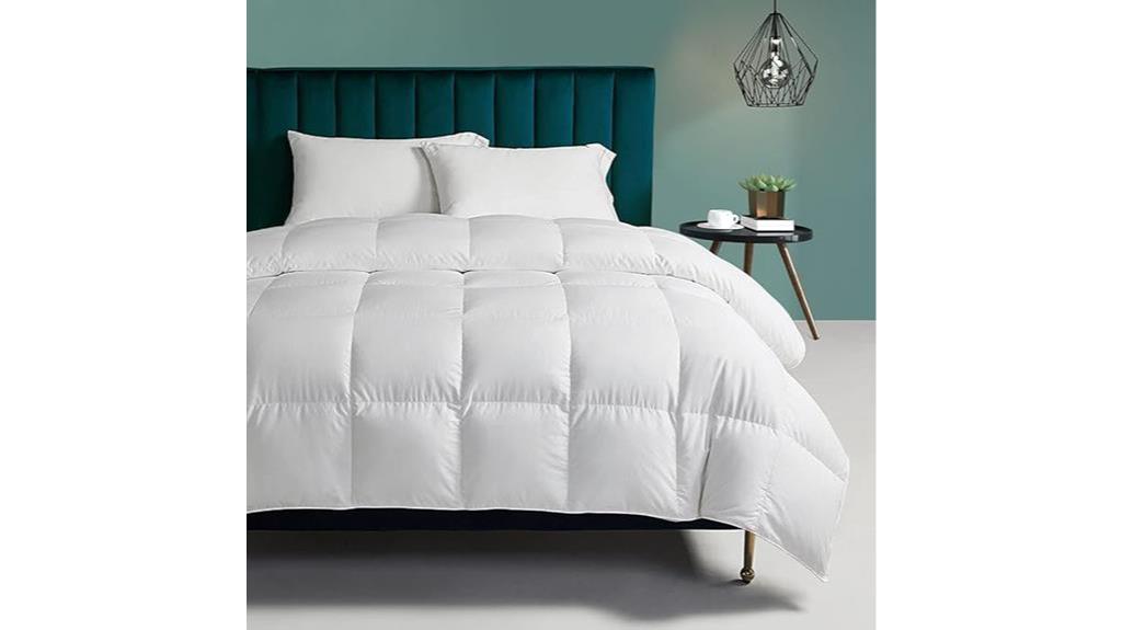 organic full queen down comforter