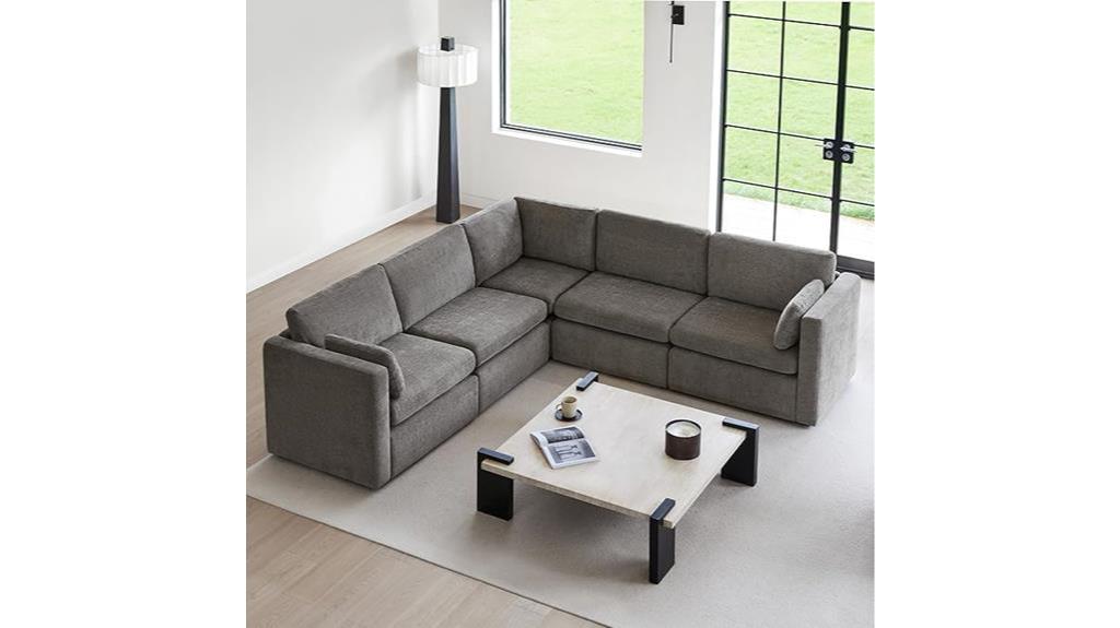 oversized corner modular sofa