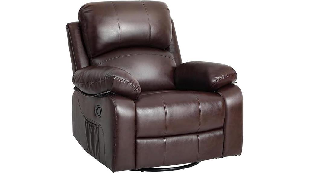 oversized recliner with massage