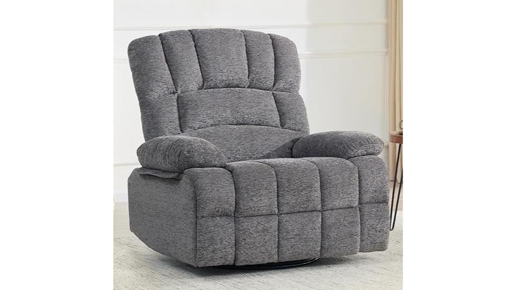 oversized swivel rocker recliner