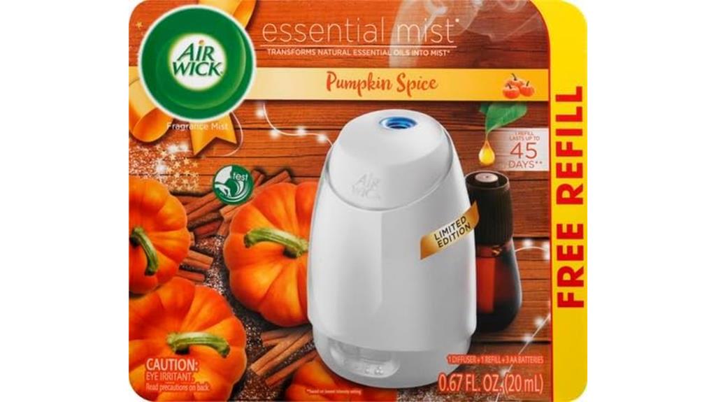 pumpkin spice essential mist