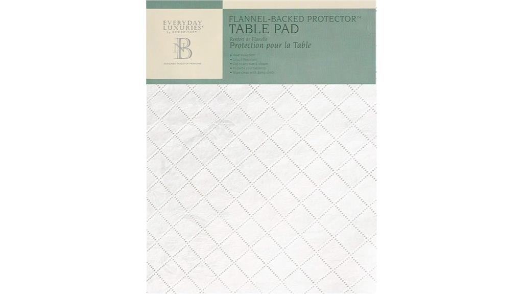 quilted waterproof table protector