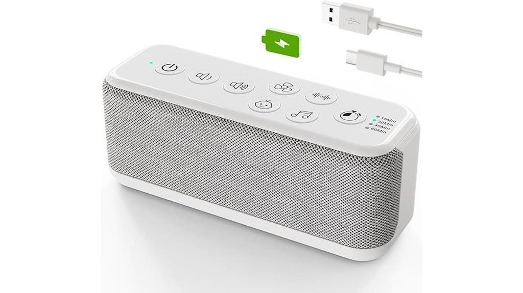 rechargeable sound machine adults