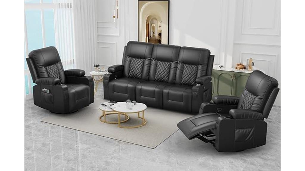 recliner sofa set bundle