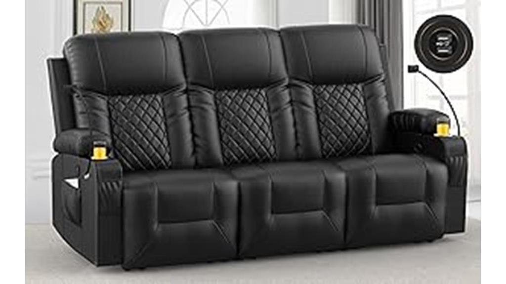 recliner sofa with usb