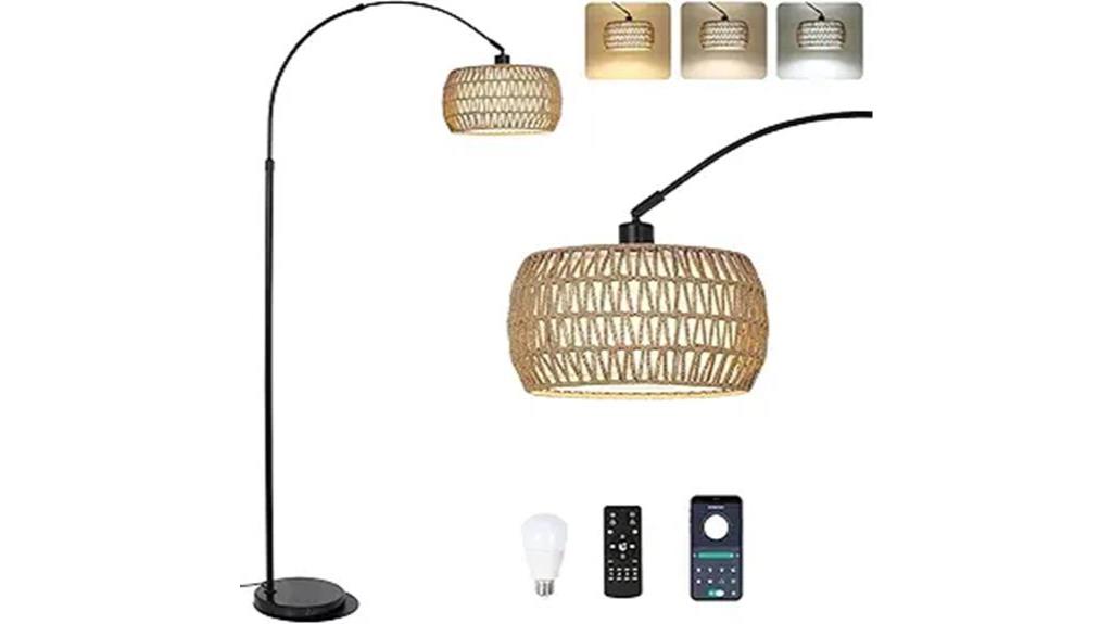 remote controlled dimmable arc lamp