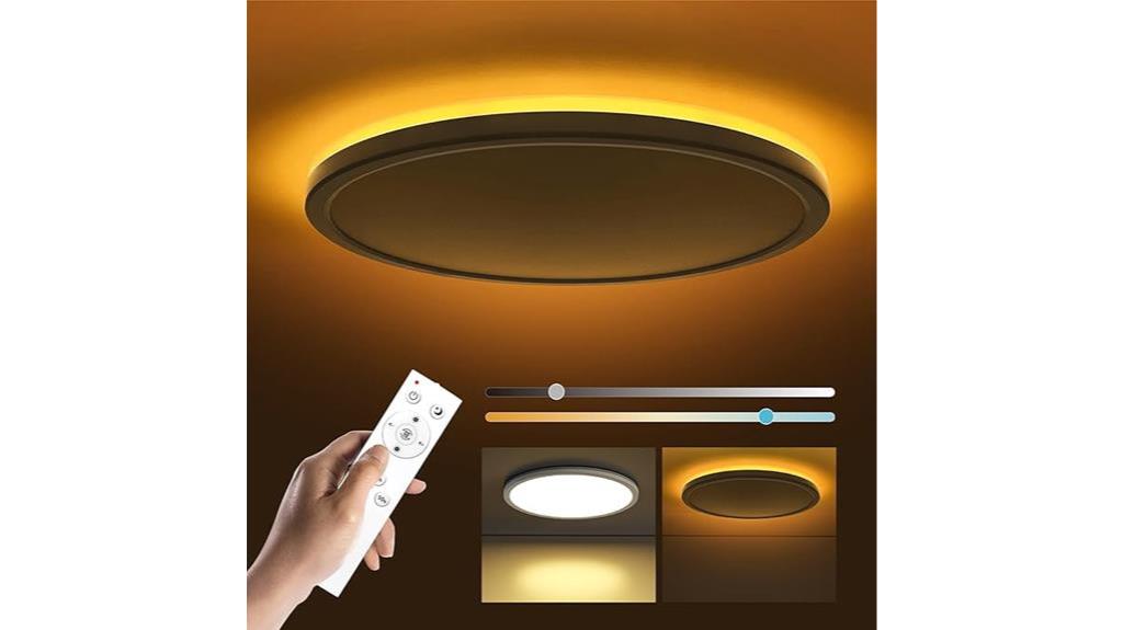 remote controlled led ceiling light