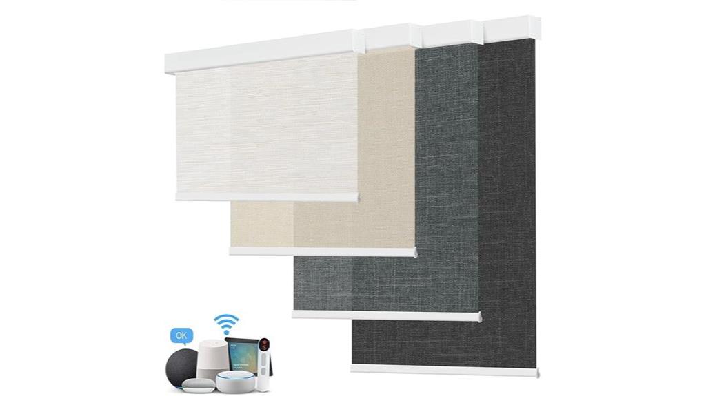 remote controlled smart roller blinds