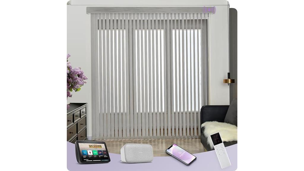 remote controlled vertical blinds