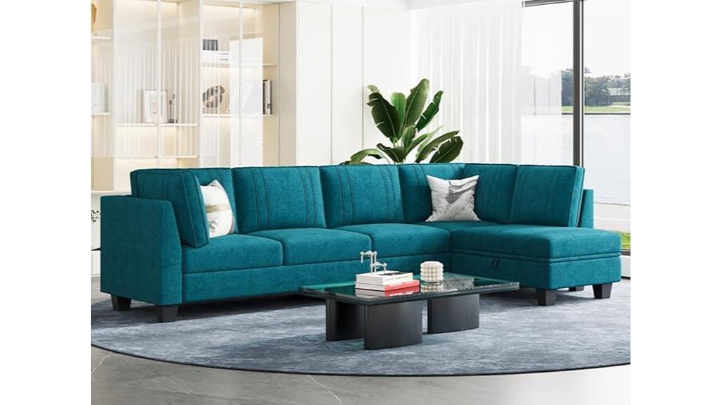 reversible chaise sectional sofa