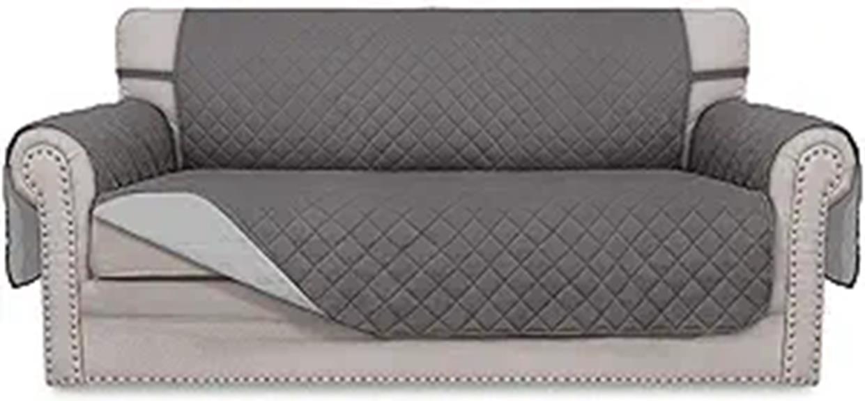 reversible loveseat sofa cover