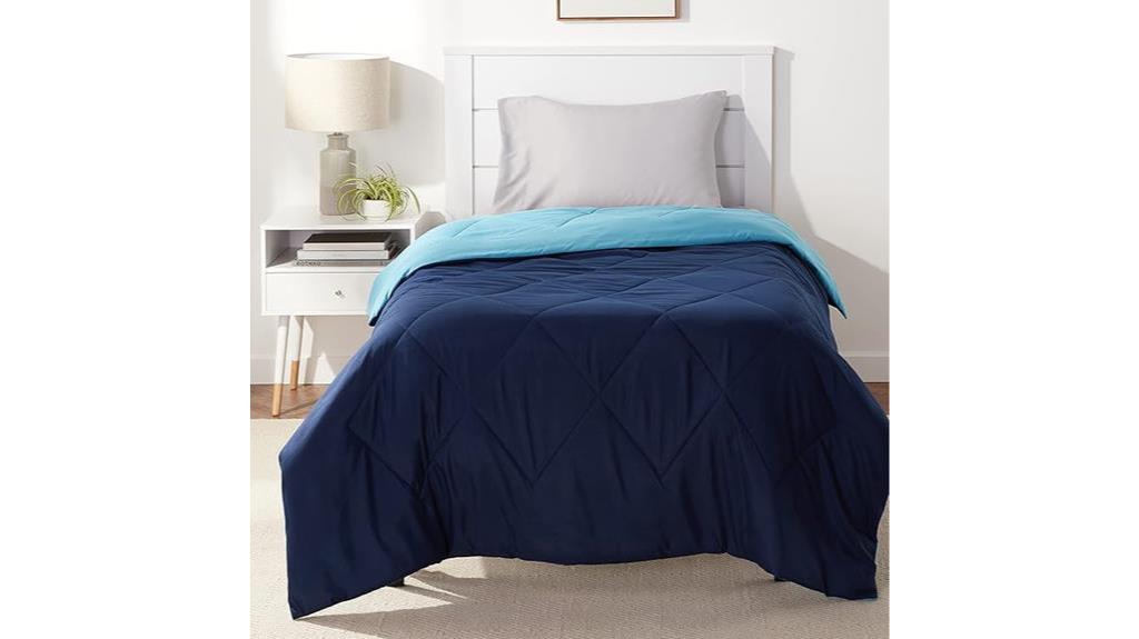 reversible microfiber comforter blanket