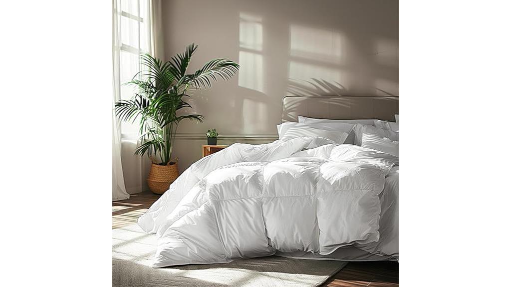 serta queen goose down comforter