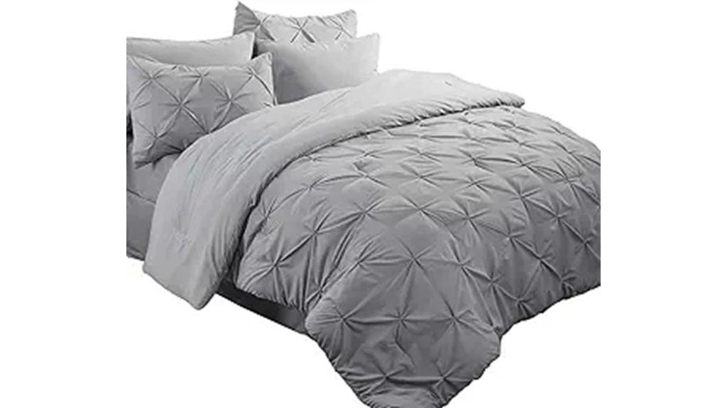 seven piece queen comforter set